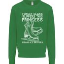 Funny This Princess Wears Ice Skates Skater Mens Sweatshirt Jumper Irish Green