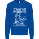 Funny This Princess Wears Ice Skates Skater Mens Sweatshirt Jumper Royal Blue