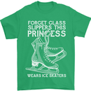 Funny This Princess Wears Ice Skates Skater Mens T-Shirt 100% Cotton Irish Green