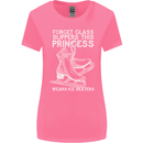 Funny This Princess Wears Ice Skates Skater Womens Wider Cut T-Shirt Azalea