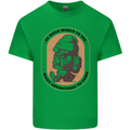 Funny Trekking Gnome Travelling Holiday Mens Cotton T-Shirt Tee Top Irish Green