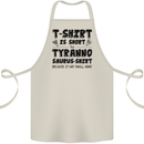 Funny Tyrannosaurus Rex Dinosaur T-Rex Cotton Apron 100% Organic Natural