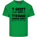 Funny Tyrannosaurus Rex Dinosaur T-Rex Kids T-Shirt Childrens Irish Green