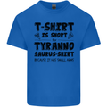 Funny Tyrannosaurus Rex Dinosaur T-Rex Kids T-Shirt Childrens Royal Blue