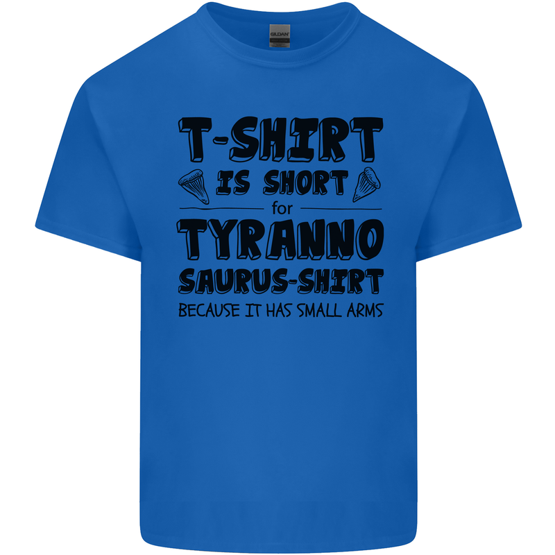 Funny Tyrannosaurus Rex Dinosaur T-Rex Kids T-Shirt Childrens Royal Blue