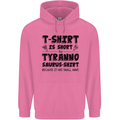 Funny Tyrannosaurus Rex Dinosaur T-Rex Mens 80% Cotton Hoodie Azelea