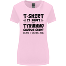 Funny Tyrannosaurus Rex Dinosaur T-Rex Womens Wider Cut T-Shirt Light Pink