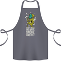 Funny Weed Cannabis Smoke and Fly Cotton Apron 100% Organic Steel
