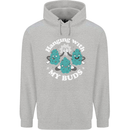 Funny Weed Hanging With My Buds Cannabis Childrens Kids Hoodie Sports Grey