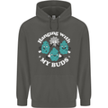 Funny Weed Hanging With My Buds Cannabis Childrens Kids Hoodie Storm Grey