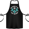 Funny Weed Hanging With My Buds Cannabis Cotton Apron 100% Organic Black