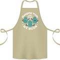 Funny Weed Hanging With My Buds Cannabis Cotton Apron 100% Organic Khaki