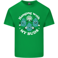 Funny Weed Hanging With My Buds Cannabis Kids T-Shirt Childrens Irish Green