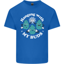 Funny Weed Hanging With My Buds Cannabis Kids T-Shirt Childrens Royal Blue