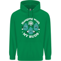 Funny Weed Hanging With My Buds Cannabis Mens 80% Cotton Hoodie Irish Green