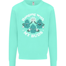 Funny Weed Hanging With My Buds Cannabis Mens Sweatshirt Jumper Peppermint