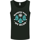 Funny Weed Hanging With My Buds Cannabis Mens Vest Tank Top Black