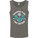 Funny Weed Hanging With My Buds Cannabis Mens Vest Tank Top Charcoal