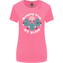 Funny Weed Hanging With My Buds Cannabis Womens Wider Cut T-Shirt Azalea