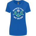 Funny Weed Hanging With My Buds Cannabis Womens Wider Cut T-Shirt Royal Blue