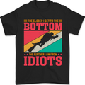Further From Idiots Funny Scuba Diving Diver Mens T-Shirt 100% Cotton Black
