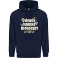 Future Marine Biologist Childrens Kids Hoodie Navy Blue