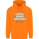 Future Marine Biologist Childrens Kids Hoodie Orange