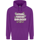 Future Marine Biologist Childrens Kids Hoodie Purple