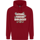Future Marine Biologist Childrens Kids Hoodie Red