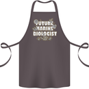 Future Marine Biologist Cotton Apron 100% Organic Dark Grey
