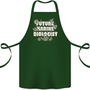 Future Marine Biologist Cotton Apron 100% Organic Forest Green