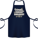 Future Marine Biologist Cotton Apron 100% Organic Navy Blue