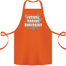Future Marine Biologist Cotton Apron 100% Organic Orange