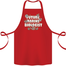 Future Marine Biologist Cotton Apron 100% Organic Red