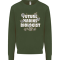Future Marine Biologist Kids Sweatshirt Jumper Forest Green