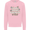 Future Marine Biologist Kids Sweatshirt Jumper Light Pink