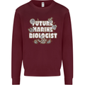 Future Marine Biologist Kids Sweatshirt Jumper Maroon