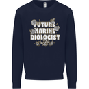 Future Marine Biologist Kids Sweatshirt Jumper Navy Blue