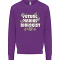 Future Marine Biologist Kids Sweatshirt Jumper Purple