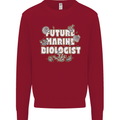 Future Marine Biologist Kids Sweatshirt Jumper Red