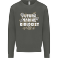 Future Marine Biologist Kids Sweatshirt Jumper Storm Grey