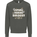 Future Marine Biologist Kids Sweatshirt Jumper Storm Grey