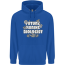 Future Marine Biologist Mens 80% Cotton Hoodie Royal Blue