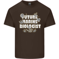 Future Marine Biologist Mens Cotton T-Shirt Tee Top Dark Chocolate