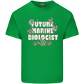 Future Marine Biologist Mens Cotton T-Shirt Tee Top Irish Green