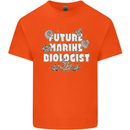 Future Marine Biologist Mens Cotton T-Shirt Tee Top Orange