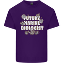 Future Marine Biologist Mens Cotton T-Shirt Tee Top Purple