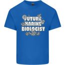 Future Marine Biologist Mens Cotton T-Shirt Tee Top Royal Blue