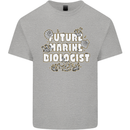 Future Marine Biologist Mens Cotton T-Shirt Tee Top Sports Grey