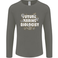 Future Marine Biologist Mens Long Sleeve T-Shirt Charcoal